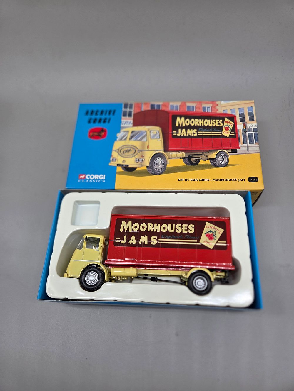 Lot 227 – Corgi Classics Archive Corgi 11101 ERF KV Box Lorry Moorhouses Jams
