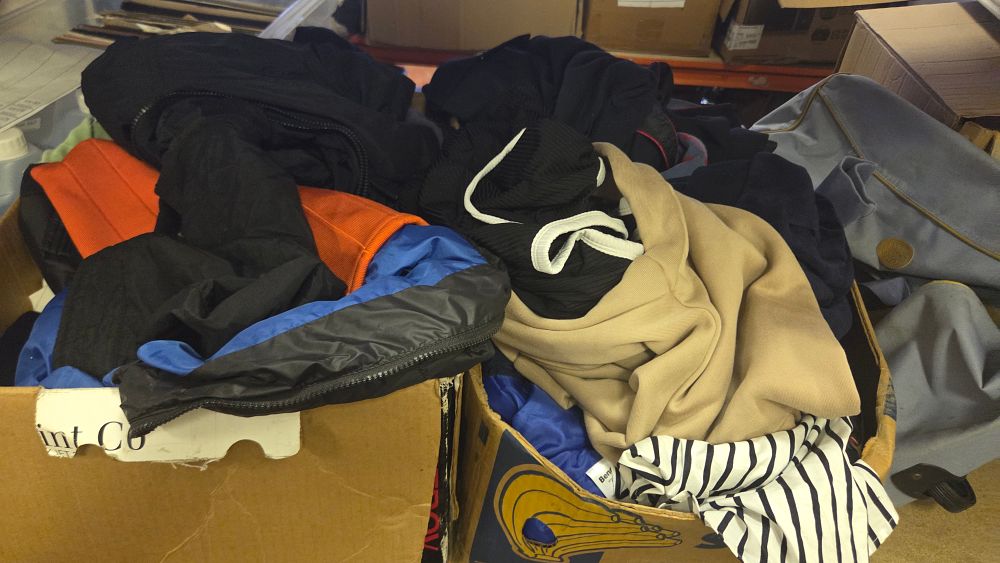 Lot 165 – Two Boxes of Adult Clothing