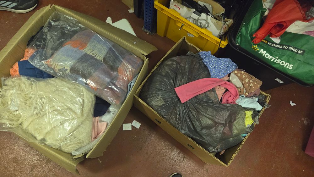 Lot 166 – Two Boxes of Mixed Clothing