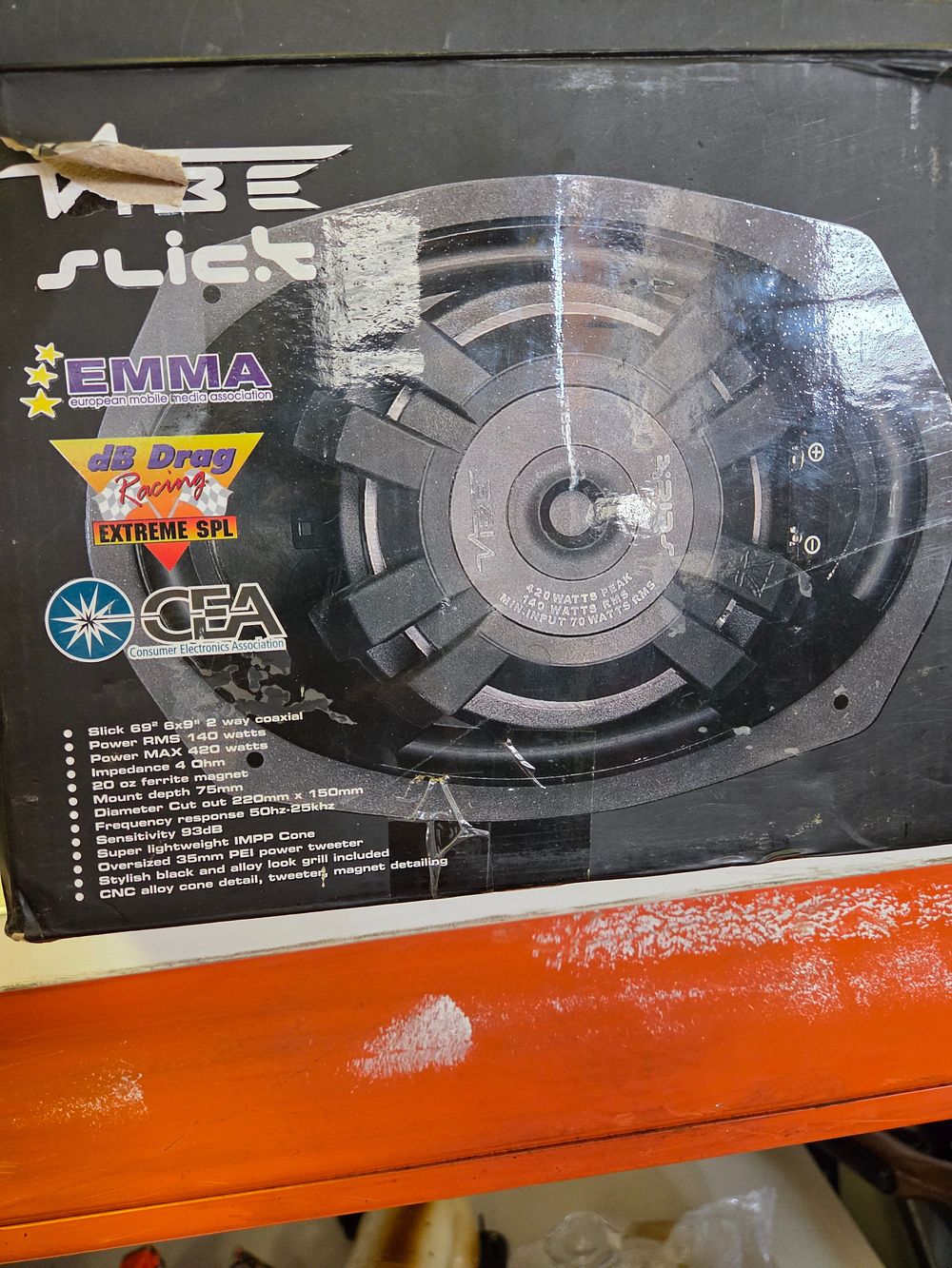 Lot 151 – A Pair of VIBE Slick 69.2 6×9-inch 2-Way Coaxial Car Speakers