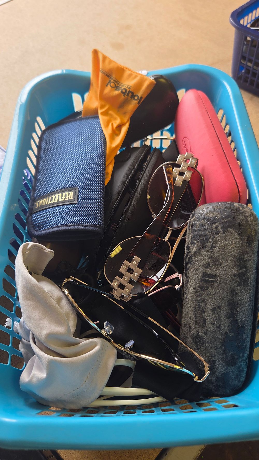Lot 193 – An Assortment of Sunglasses and Eyewear Accessories Including Reflections and Loubsol Branded Items