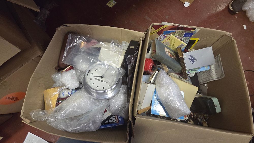 Lot 241 – Two Boxes of Miscellaneous Collectables, Books, and Ephemera