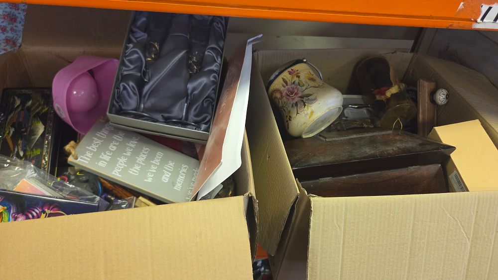 Lot 272 – Two Boxes of Assorted Household Decorative Items and Collectables