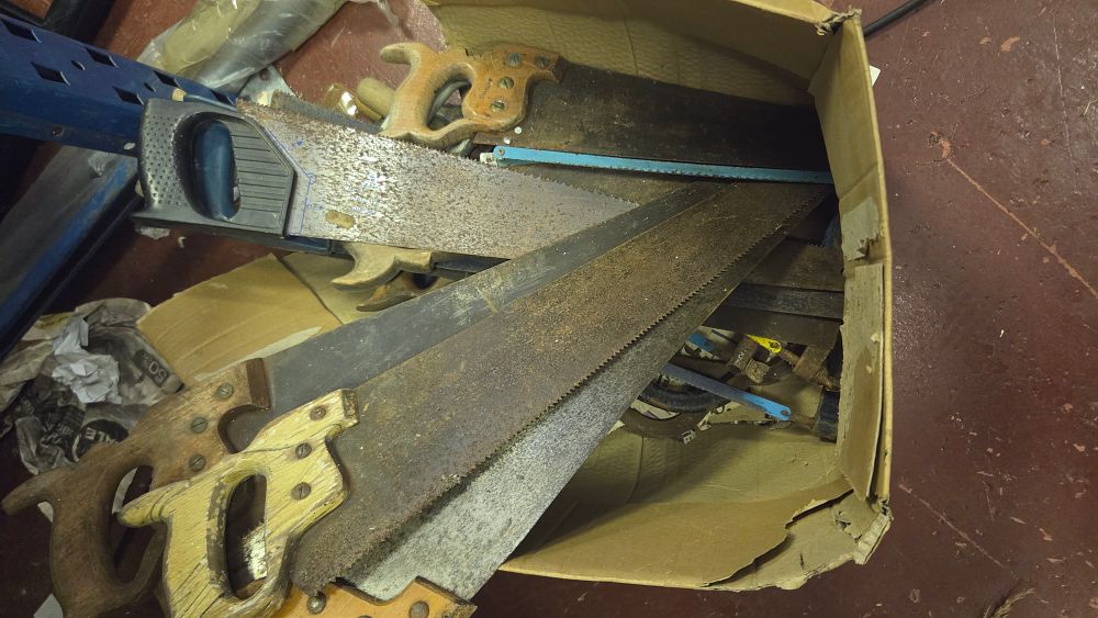 Lot 292 – A Collection of Vintage and Contemporary Handsaws and Workshop Tools