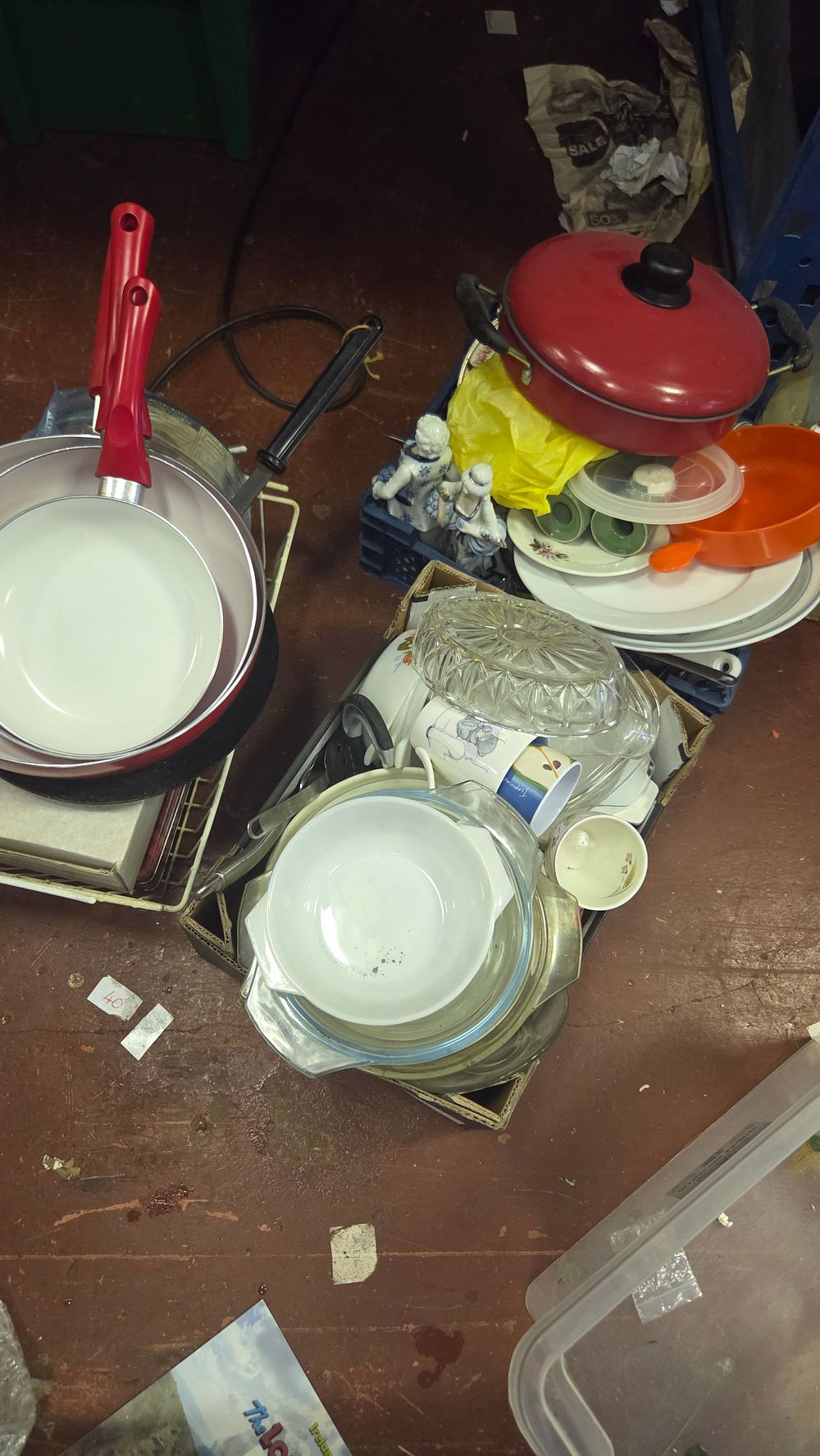 Lot 295 – Three Boxes of Kitchenware and Household Items