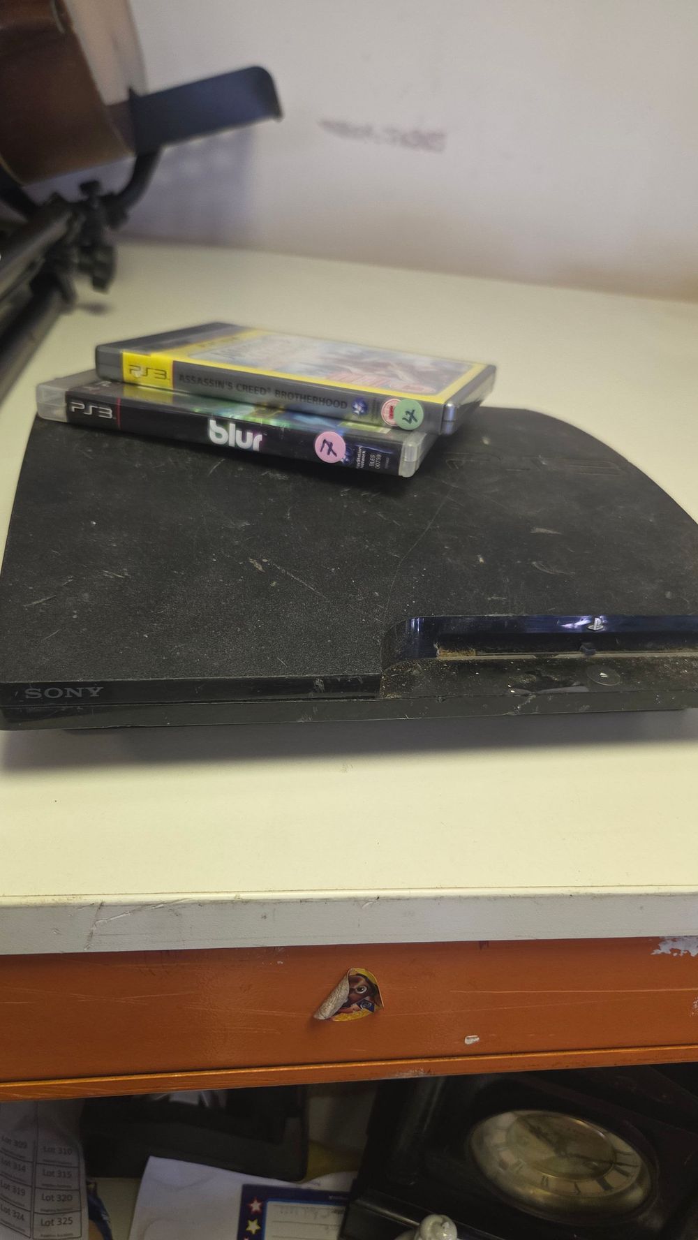 Lot 309 – Sony PlayStation 3 Console and Two Games