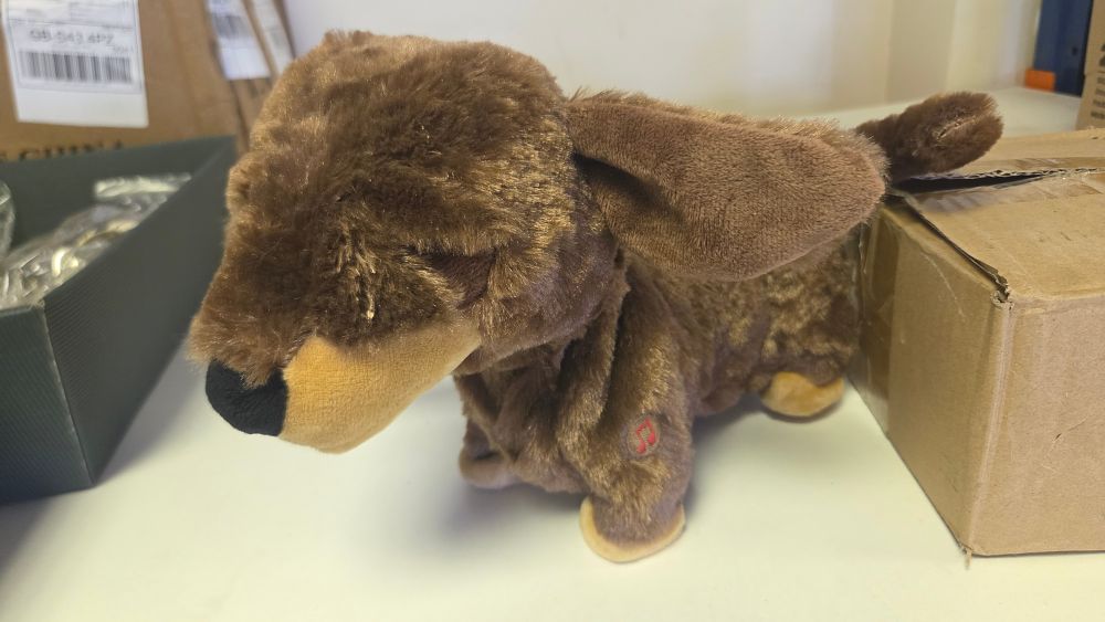 Lot 316 – Animated Plush Dachshund Soft Toy