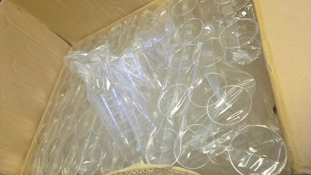 Lot 317 – An Assortment of Clear Plastic Glasses