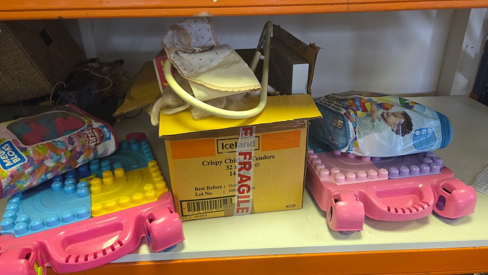 Lot 333 – A Collection of Children’s Toys and Play Accessories including Mega Bloks and Fisher-Price