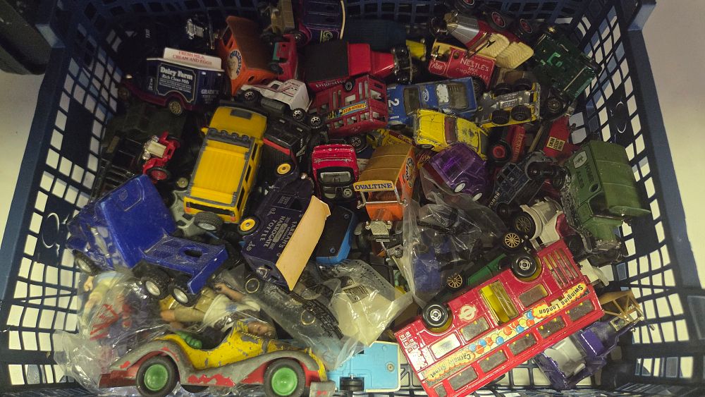 Lot 337 – A Collection of Vintage Die-cast and Plastic Toy Vehicles