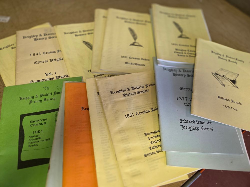 Lot 372 – A Collection of Keighley and District Family History Society Census and Parish Record Booklets