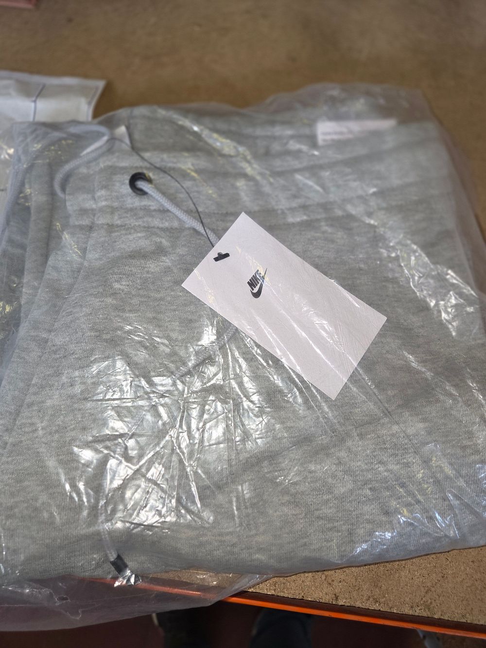 Lot 385 – Nike Sportswear Heather Grey Club Fleece Joggers Size M