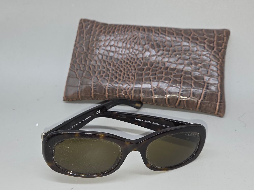 Lot 643 – A Pair of Ralph by Ralph Lauren RA5029 Sunglasses in Dark Havana