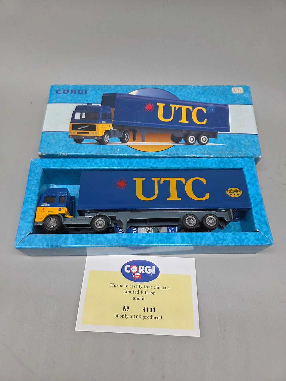 Lot 271 – Corgi 98102 Volvo Container Truck UTC Limited Edition