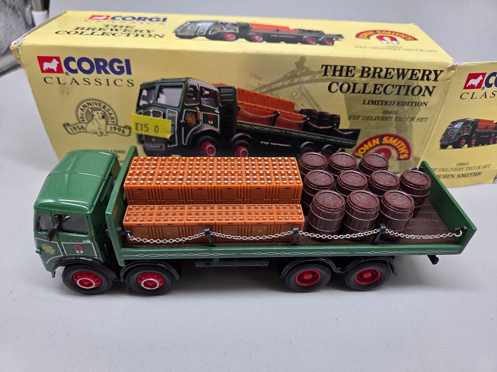 Lot 310 – Corgi Classics 09801 The Brewery Collection John Smith’s ERF Delivery Truck Set