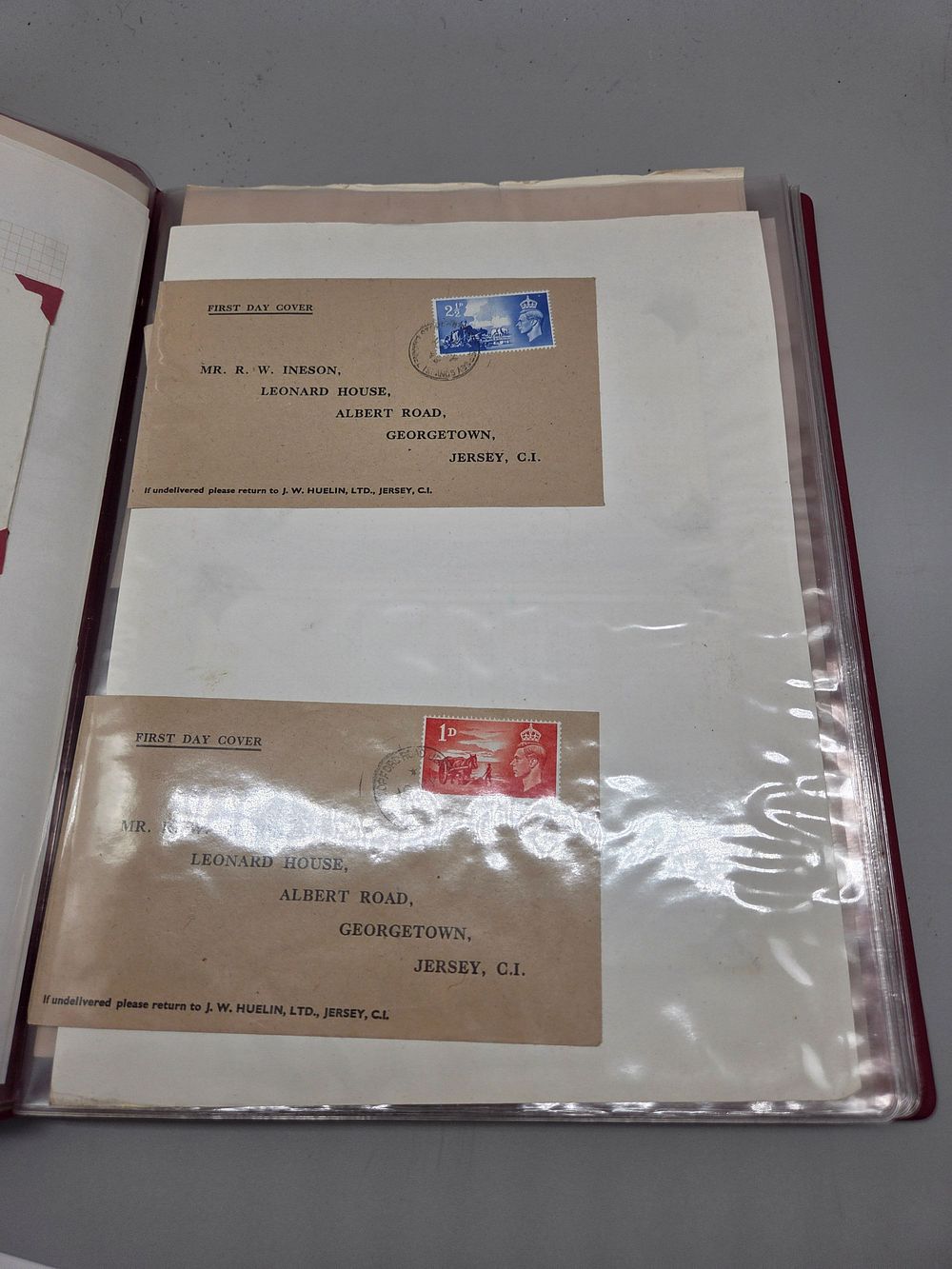 Lot 330 – UK & Jersey 1946-1970 Collection of Postal History and First Day Covers