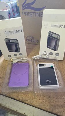 Two Magnetic Wireless Fast Charging Power Banks