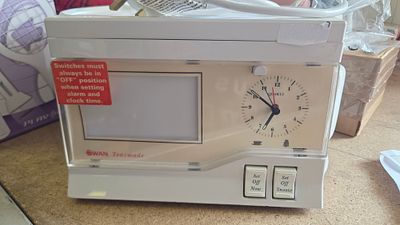 A vintage Swan Teasmade automatic bedside tea-maker
