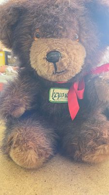 Cu-Ma Manufacturing Ltd Plush Teddy Bear with Keyano Swan Hills Embroidered Patch