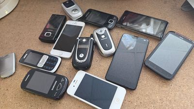 A Collection of Twelve Assorted Mobile Telephone Handsets