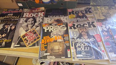 A Collection of Rock and Heavy Metal Music Magazines and Special Editions including Classic 