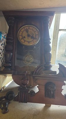 A Late 19th Century German Architectural Wall Clock
