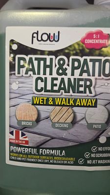 5l Flow Path and Patio Cleaner Wet and Walk Away 5:1 Concentrate