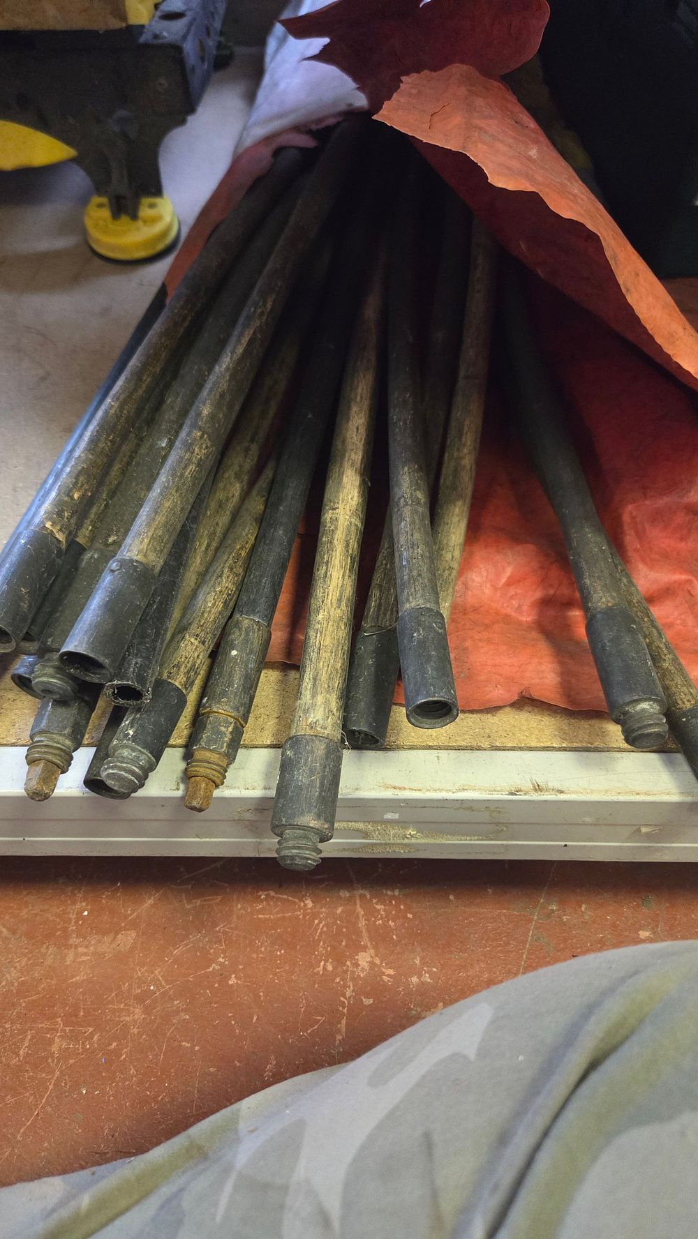 Lot 208 – A Collection of Traditional Cane Drain or Chimney Sweep Rods