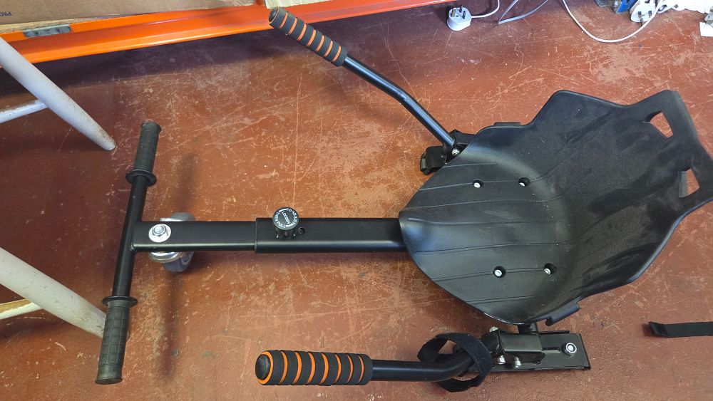 Lot 243 – Adjustable Hoverboard Go-Kart Seat Attachment