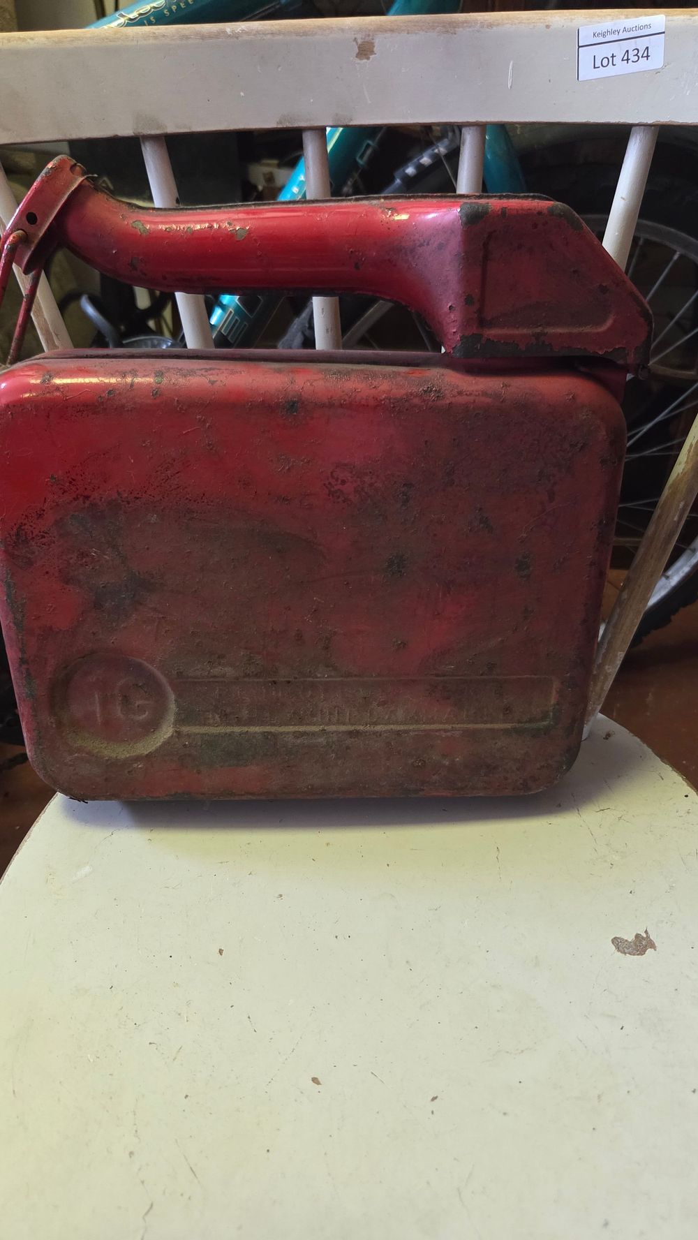 Lot 245 – Vintage Tudor One Gallon Petrol Can