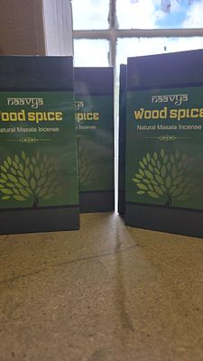 Four Naavya Wood Spice Natural Masala Incense Boxes