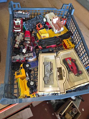 A Collection of Die-Cast Model Vehicles including Lledo and Matchbox