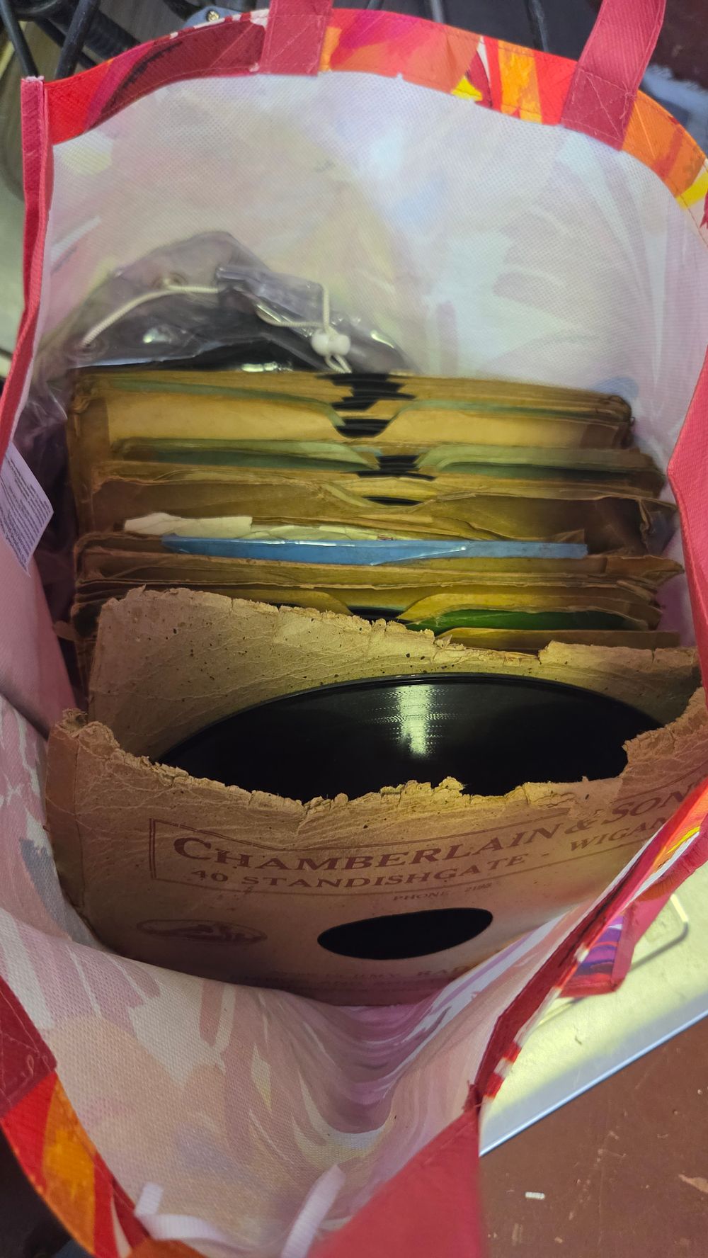 Lot 199 – A Selection of 78 rpm Gramophone Records in Retailer Sleeves