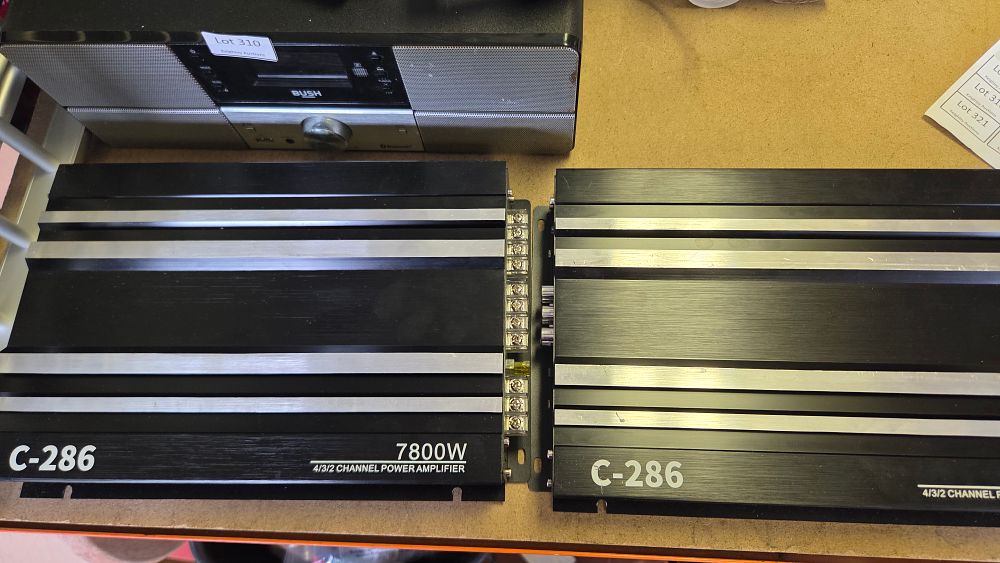 Lot 311 – Two C-286 Car Power Amplifiers