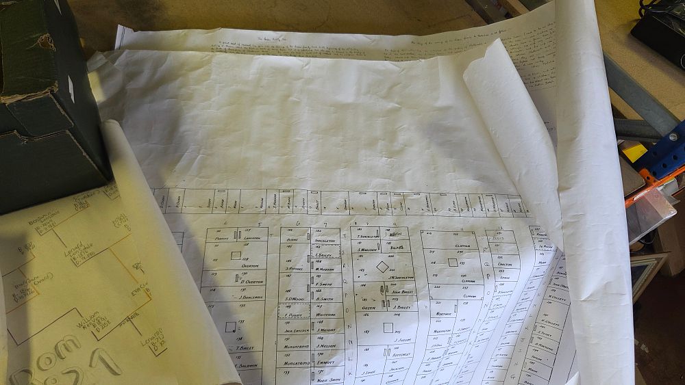 Lot 316 – A Collection of Large Format Genealogical Research Documents and Charts for the Green Family of Yorkshire and Derbyshire etc