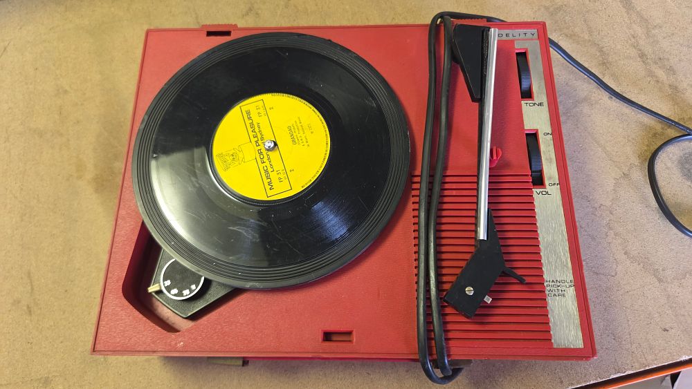 Lot 317 – A Fidelity HF42 Portable Record Player