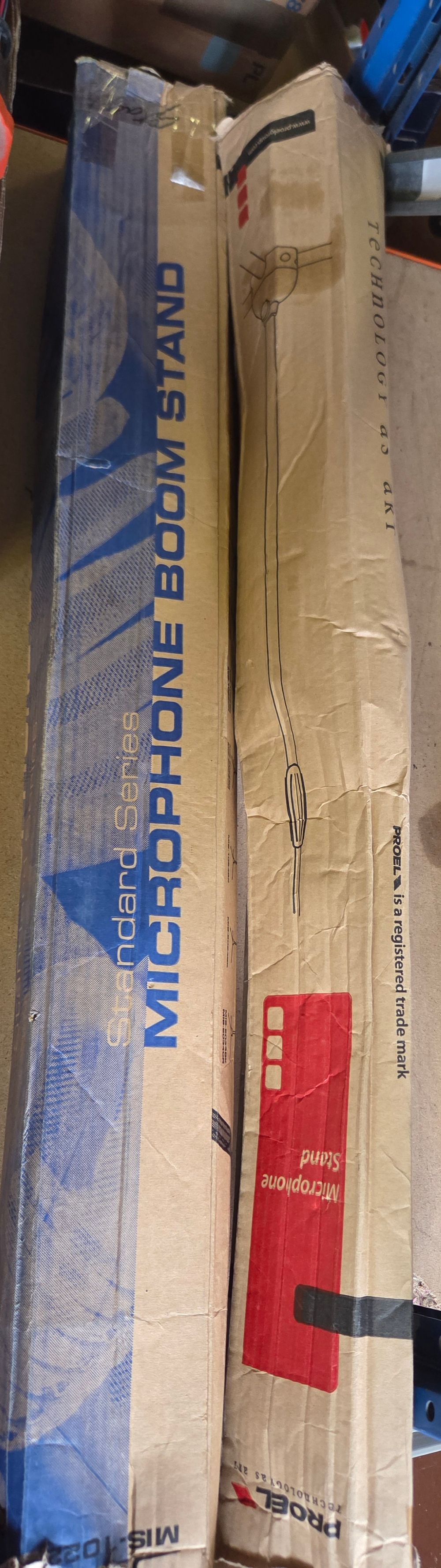 Lot 330 – Two Microphone Boom Stands by Proel and Standard Series