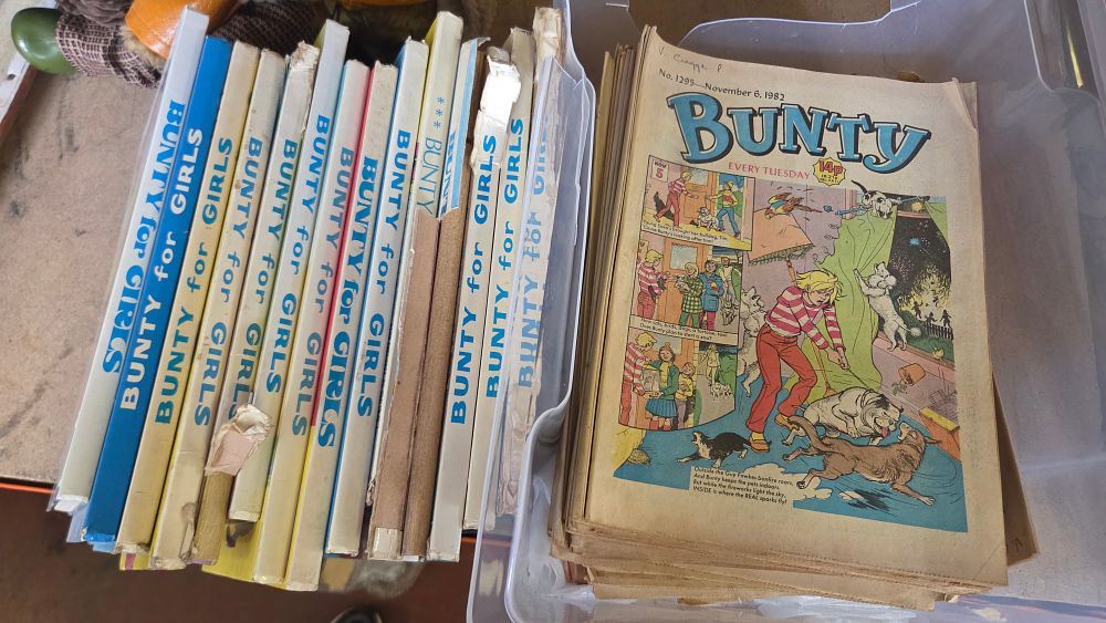 Lot 403 – A Collection of Vintage Bunty Weekly Comics and Hardcover Annuals