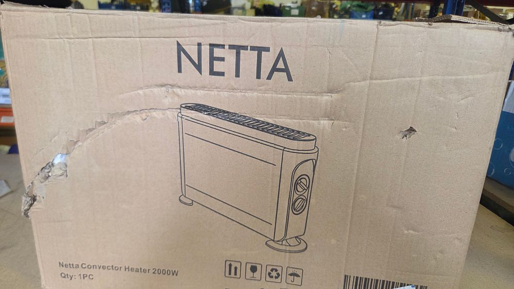 Lot 276 – NETTA 2000W Convector Heater in Original Packaging