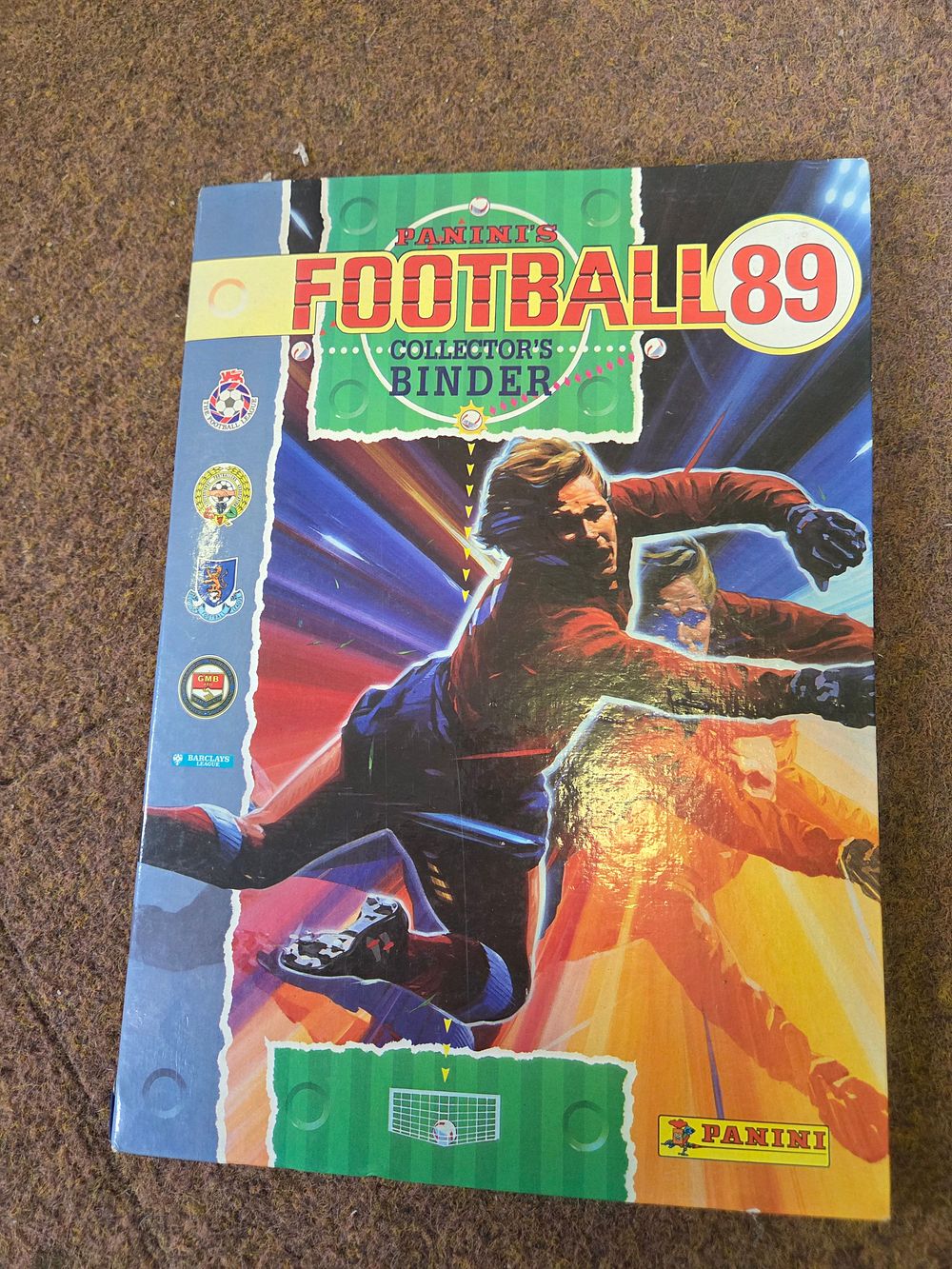 Lot 624 – Panini’s Football 89 Collector’s Binder Sticker Album