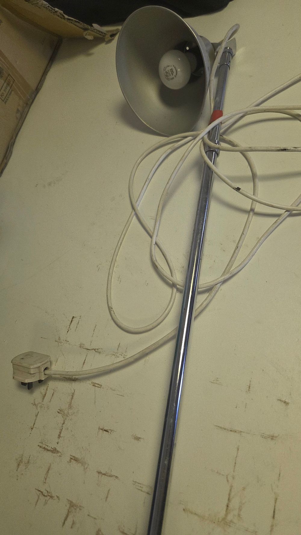 Lot 239 – Vintage Industrial Articulating Chrome-Plated Medical Task Lamp