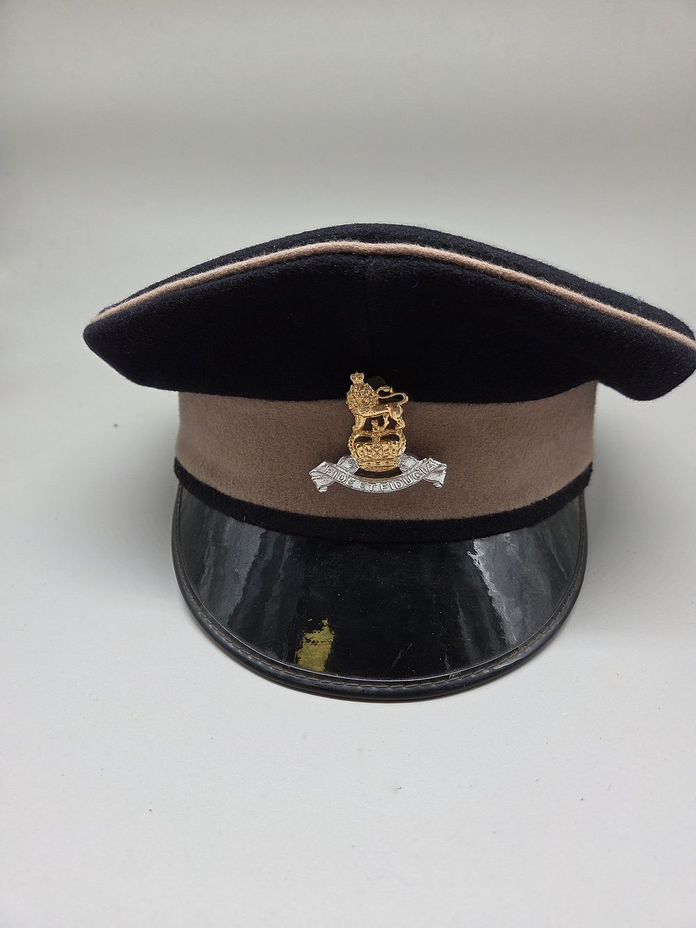Lot 163 – British Army Royal Army Pay Corps No. 1 Dress Peaked Cap