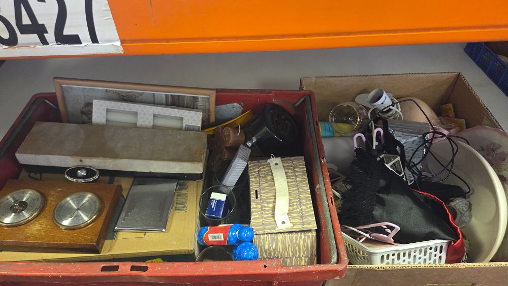 Lot 329 – Two Boxes of House Items and Sundries