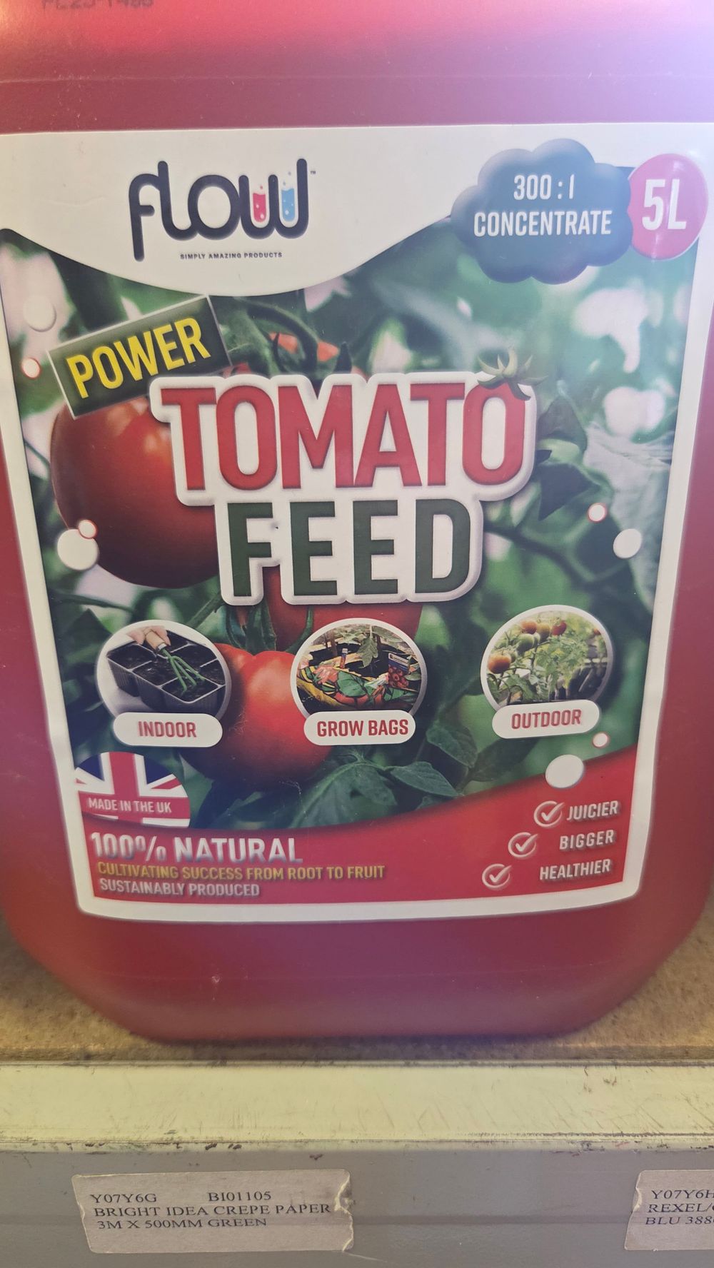 Lot 259 – Flow Power 5 Litre Liquid Tomato Feed Concentrate