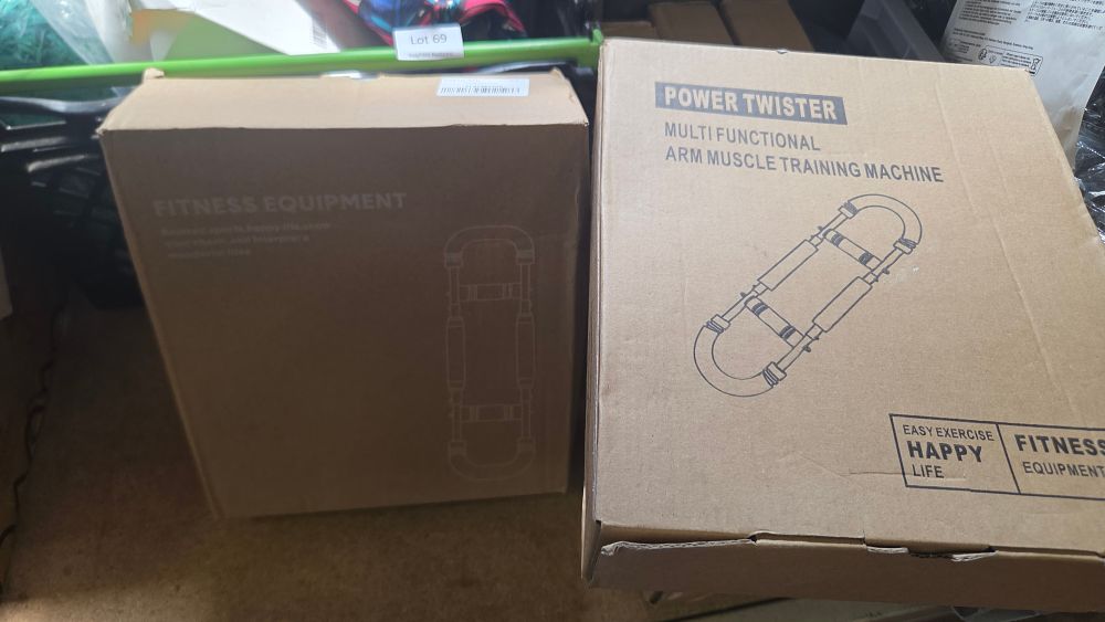Lot 281 – A Pair of New Boxed Power Twister Multi Functional Arm Muscle Training Machines
