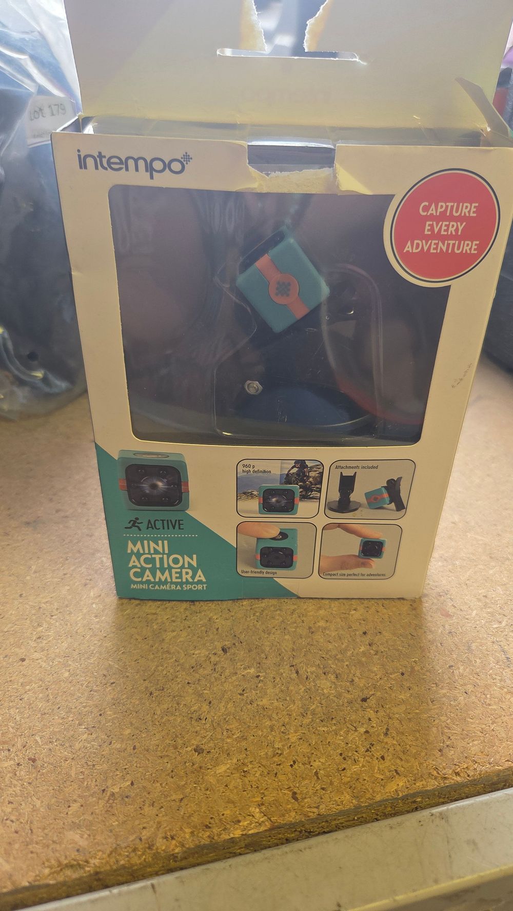 Lot 298 – Intempo Active Mini Action Camera Sport in Teal and Orange
