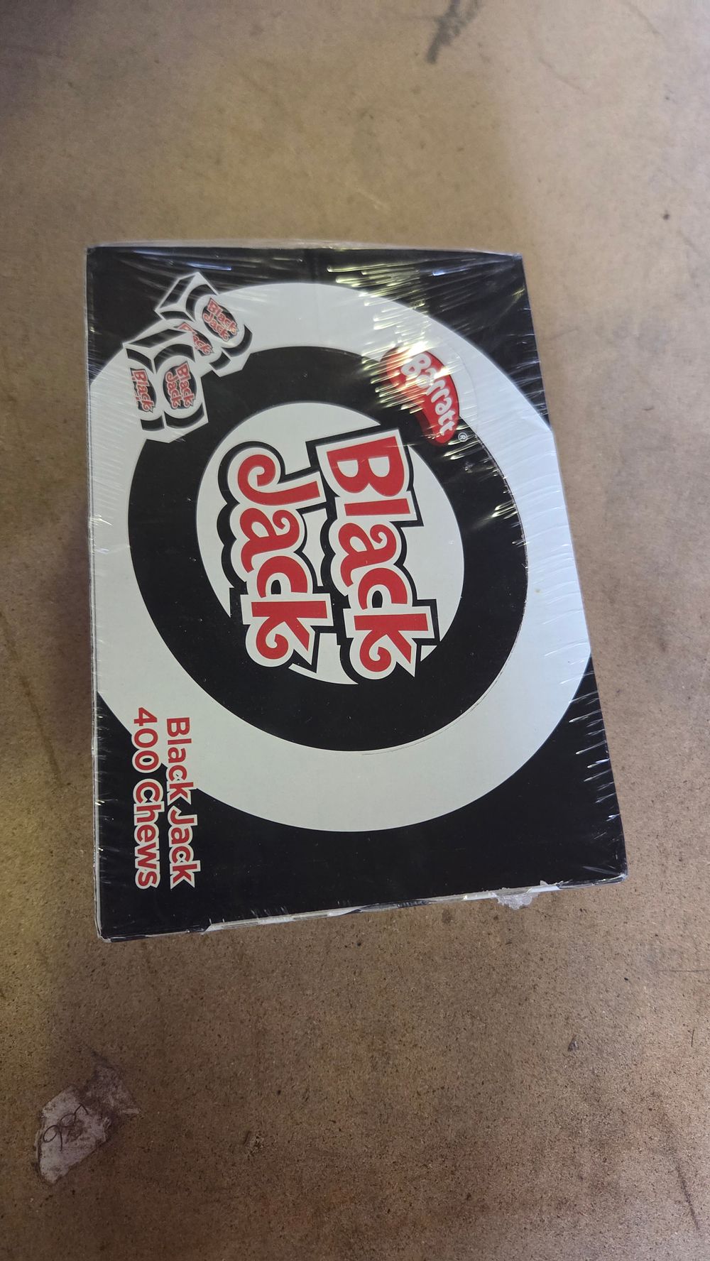 Lot 314 – Barratt Black Jack Aniseed Flavoured Chews Retail Display Box of 400 Pieces