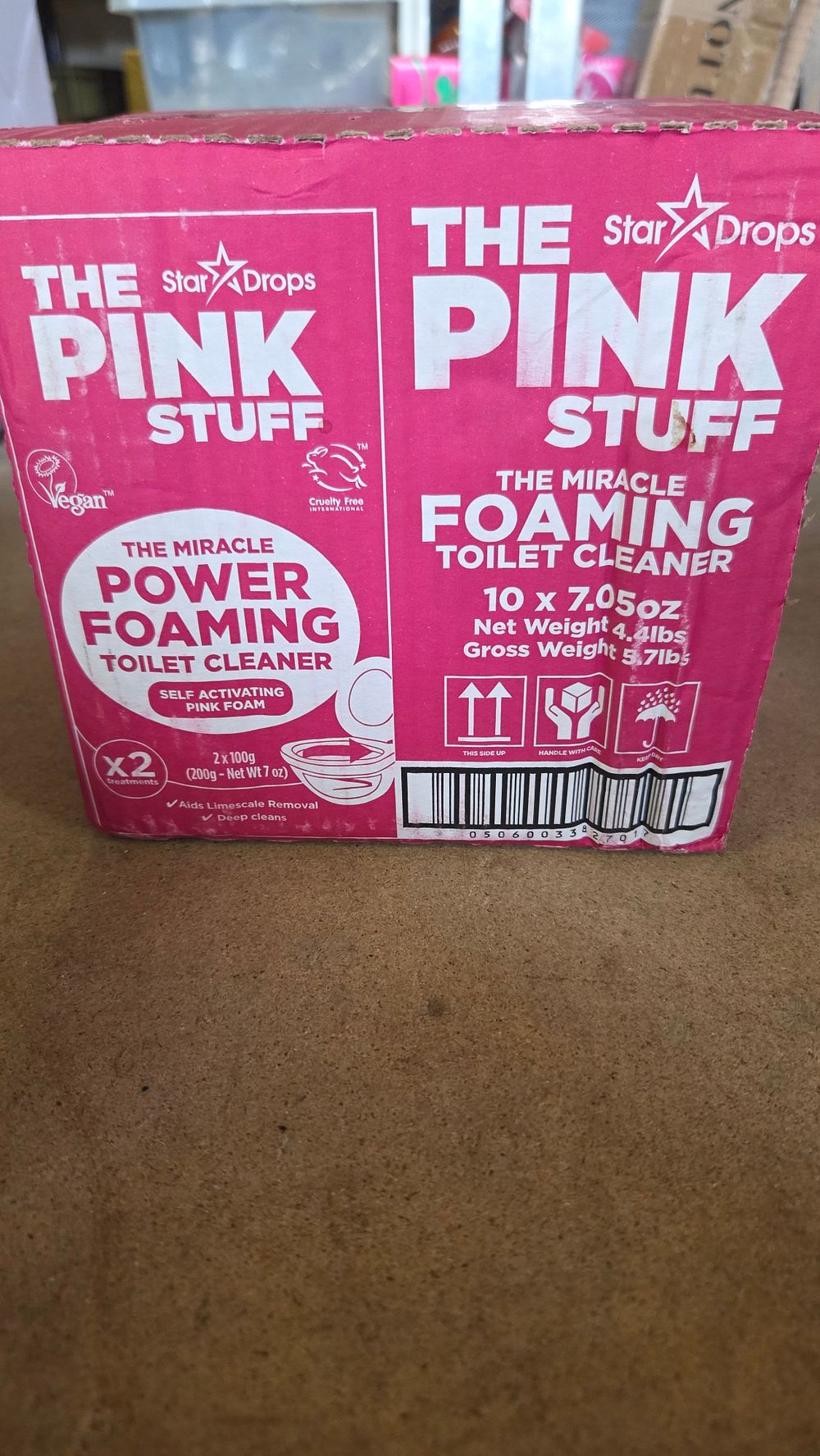 Lot 315 – 10 Packs of Star Drops The Pink Stuff Miracle Power Foaming Toilet Cleaner