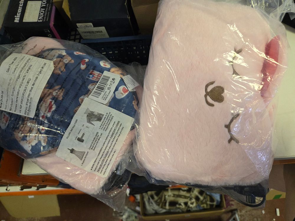 Lot 355 – A Pair of Modern Rechargeable Electric Hot Water Bottles