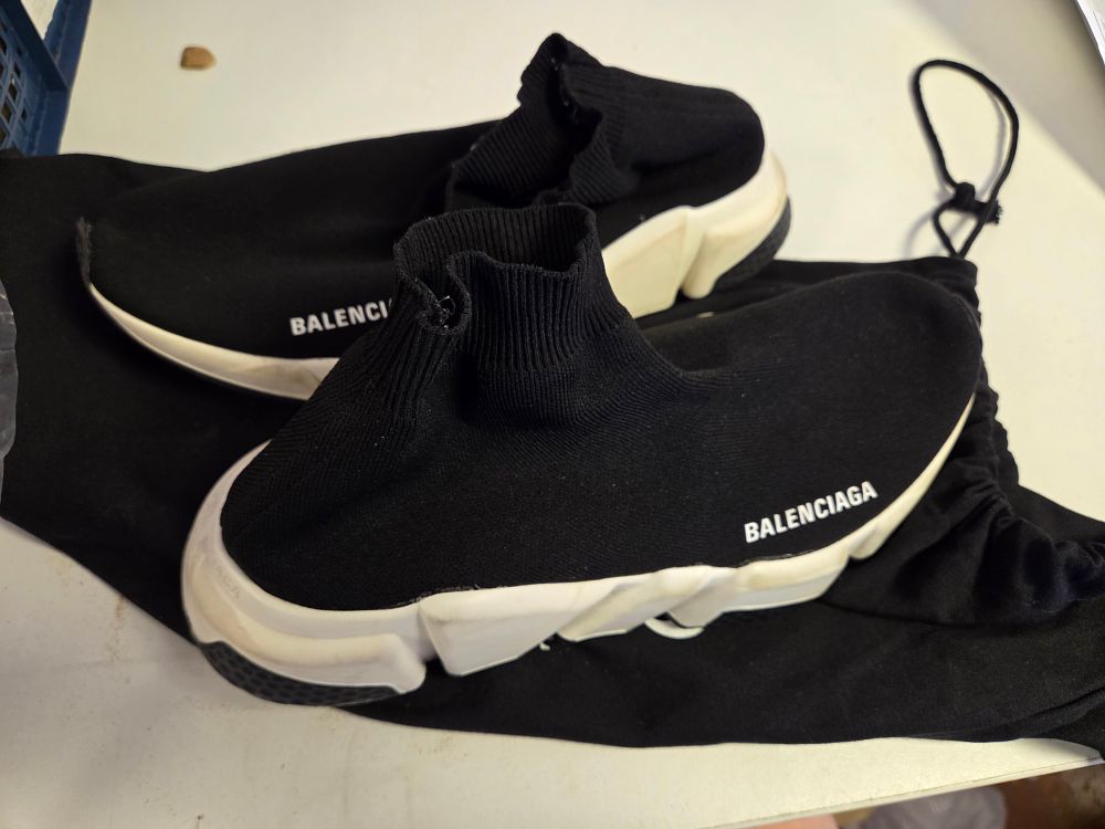 Lot 356 – A pair of Balenciaga Speed sock-style sneakers Size 7